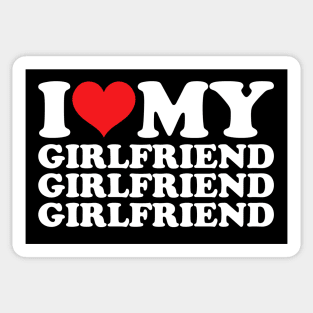 I Love My Girlfriend Sticker